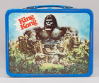 Vintage Metal Lunch Box With Thermos - King Kong  1977  - Very Nice Shape