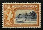 Travelstamps  1953-59 Trinidad   Tobago Stamps Qeii Sc  73 Sg 268  Mogh 2 Cents