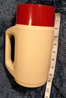 1986 Thermos 4215 Red Cap Soup Coffee Wide Mouth Thermos Insulated Free Ship