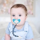  5 Pack Silicone Pacifier Clips  Pacifier Holder With One Piece Design For Baby 