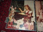 3 Vintage Child s Tray Puzzle  A m  Walzer  Girl With Dolls   Toys   1940s 14x11