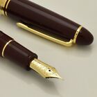 Sailor 1911 Gold Profit Large 21k Fountain Pen Maroon Mf Nib 11-2021-332