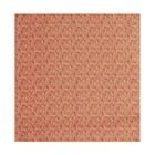 Men s 100 silk Twill Pocket Square Orange Little Paisley Hand Rolled 21  53cm