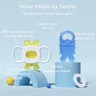 Baby Teether Toys   Food Grade Silicone Teething Relief 0-6 Months   Toy 6-12 Mo
