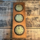 Vintage Weather Station Wall Plaque Thermometer     Barometer     Hygrometer Read