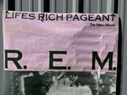 Vtg Original 1986 R e m  Store Subway Promo Poster 60x40 Lifes Rich Pageant Rem