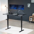Vivo Black 63    X 32    Electric Height Adjustable Stand Up Desk