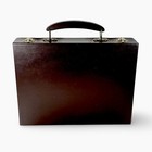 Deluxe Poker 370 Chip Set W  Wooden Carry Case Cards Dice Dealer Buttons 7g