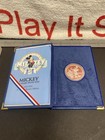 1988 Disney Mickey  60 Years With You Commemorative Proof 1 Oz  Silver Coin