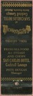 Early Variant   San Carlos Hotel   Matchbook Cover Yuma  Az Arizona