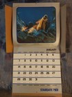 Star Trek 1979 Calendar Spock With Original Box Opened But Unused Spock