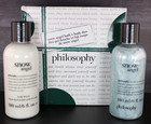Philosophy Snow Angel Hydrating Shower Gel   Body Lotion Duo Bath Set New In Box