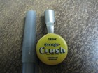 Vintage Orange Crush   7 Up Beverage Soft Drink Soda Pencil Toppers   Clips