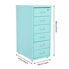 6-layer Vertical File Cabinet  Metal File Cabinet With Lock  Filing Cabinet