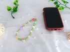 Green Cute Beads Phone Charm Strap Phone Lanyard Phone Accessory Phone Strap