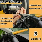 Universal Heavy Duty Steering Wheel Lock Anti Theft Rotary Security Safe Car