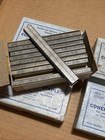 Lot Of Ten Vintage 5000 Count Wire Staple Boxes Made In Usa
