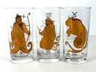 Vintage Mcm Zodiac Horoscope 12 Highball Glasses Gold Astrology Some Doubles