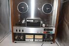 Teac A-4300 Reel To Reel Tape Recorder  Stereo Tape Deck  Auto Reverse Powers On