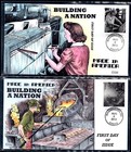 Us 2013 Made In America Fdc Set Of 12 With Cachets By Artist Collins