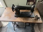 Singer Antique Original Treadle Sewing Machine With Table Pre-1930