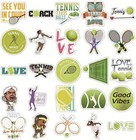 100 Pack Tennis Stickers For Water Bottle  Stickers  Laptop  Skateboard  Compute
