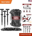 200 Pcs Nylon Universal Cable Tie Buckle   heavy Duty Self-locking Zip Ties Holder