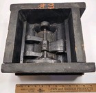 Vintage Wooden Factory Mold Form Wood Sculpture Industrial Steampunk Decoration