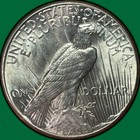 1927 Peace Dollar Brilliant Uncirculated Bu Coin  42048