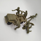 Vtg Marx Desert Fox Play Set Replacement Green Jeep Soldiers Injured  Damaged