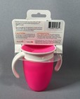 Munchkin   Miracle   360   Spoutless Trainer Sippy Cup  7 Oz  Pink  6 Months  