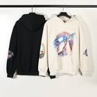 Cotton Jacket Hip Hop Heart Stealing Angel Religious Oil Painting Hoodie Sweater