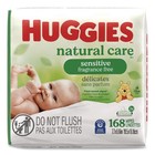 Huggies 41926 6 6  X 6 86  Sensitive Baby Wipes - Unscented white  3 carton  New