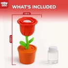 Rose Bubble Machine Led Music Automatic Bubble Maker Kids Party Toy