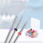 100 Pcs box Dental Color Code Rings Autoclable Silicone Hygiene Instruments L s