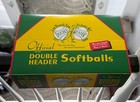 Box Of  6  Half-dozen Double-header Softballs Debeer Official Clincher F12  new 