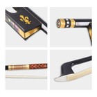 4 4 Violin Bow Carbon Fiber Bows Straight Balance Aaa Bow Hair Ebony Frog