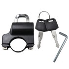 Motor Helmet Lock Handlebar 7 8   22-28mm Tube Anti-theft Security Universal