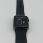 Working Apple Watch Series 3 38mm Space Gray Aluminum Case With Black Sport Band