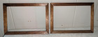 Lovely Pair Of Small Antique Solid Oak Frames Fit 6 By 9 Inches