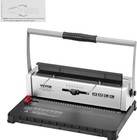 Vevor Coil Binding Machine  Manual Book Maker 34-holes Silver  Black 