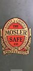 The Mosler Safe Co   Reproduction Emblem Sticker  Decal