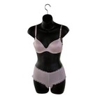 New Female Dress Mannequin Form  hard Plastic   Black  With Hook For Hanging 4pk