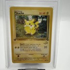 1999 Wotc Pokemon Jungle Pikachu  60 64 1st Edition W Stamp Duelist Promo Psa 8