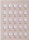 H E Harris 2684 Coin Folder  1 Roosevelt Dimes 1946-1964  Album   Book  10 Cent 