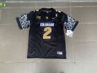 Shedeur Sanders Colorado Buffaloes Black Jersey 2024 Fuse Stitched 2 Nwt