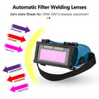 Welding Glasses Auto Darkening Anti-glare Filp Up Welder Goggles Solar Powered