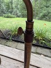 Antique Store Counter Clothing Display Stand Extends To 34    Rack Brass Set Of 2