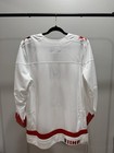 Men s Nike Team Canada Size M White Iihf Hockey Jersey Heritage One Leaf Limited