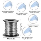 Jewelry Wire For Jewelry Making Gauge Silver   Stainless Steel Bendable